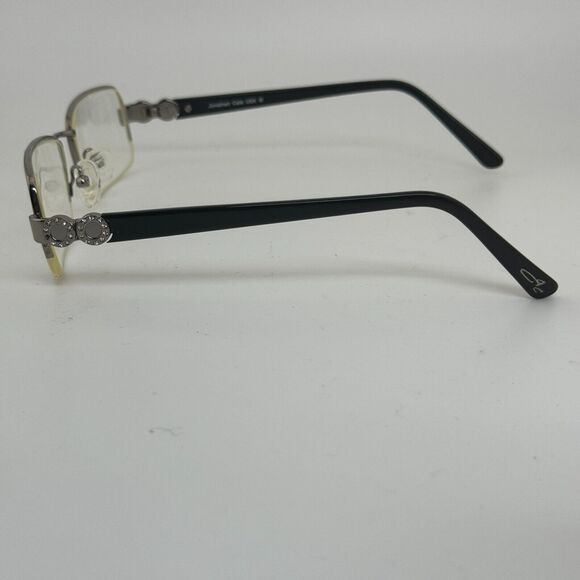 Jonathan Cate Eyeglasses Frames Heather LtGUN silver Black 53-18-135 H14296 - Picture 3 of 8